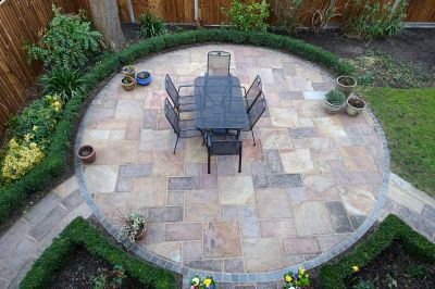 Patio Paving with Masonry