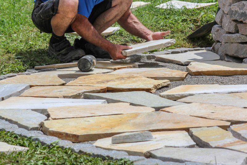Stone Pathway Installation